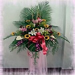 藝術高架花籃/對