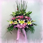 藝術高架花籃/對