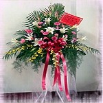 藝術高架花籃/對