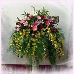 藝術高架花籃/對